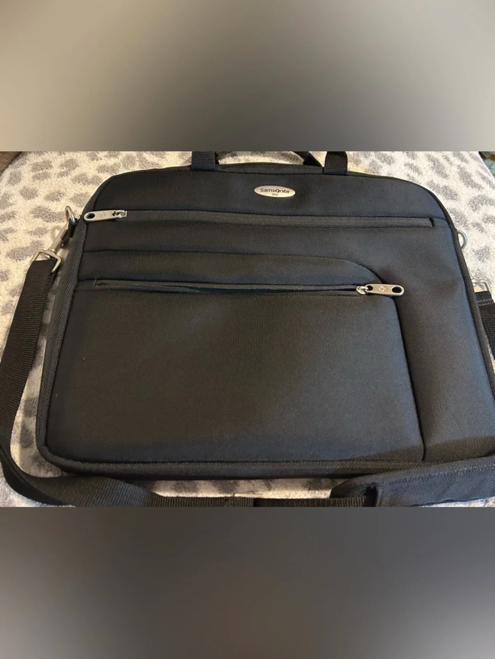Samsonite Black Men's Laptop Briefcase Shoulder Bag